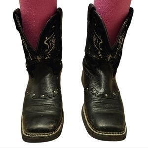 Women’s Justin Size 9 Gypsy Mandra Wide Square Toe Western Cowboy Boots